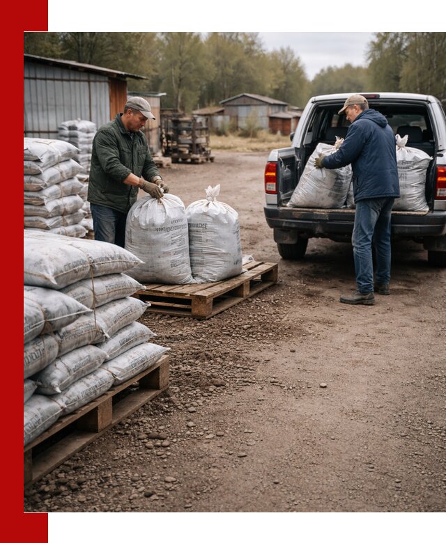 Купить конский навоз в мешках с доставкой в Барнауле