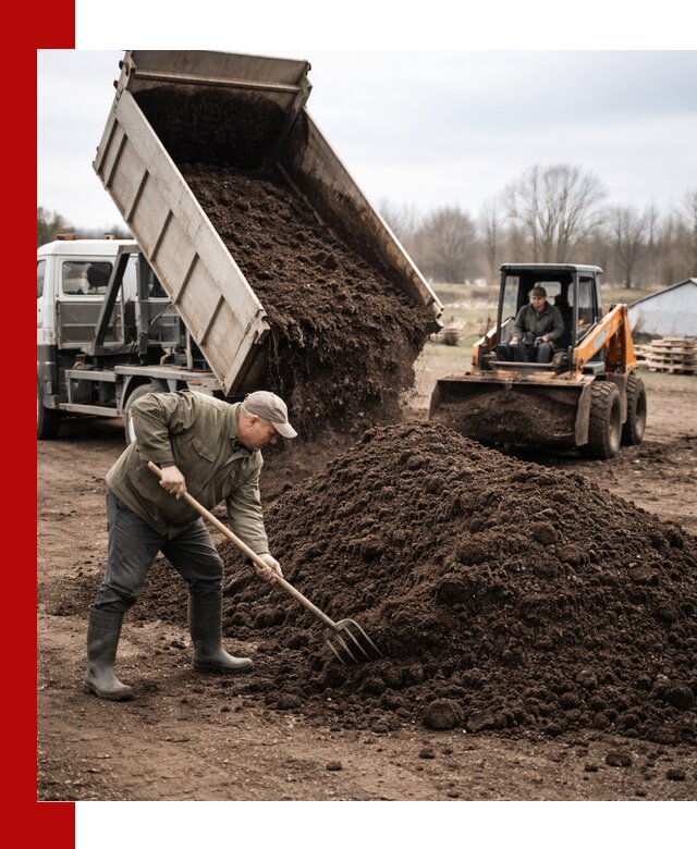 Доставка и продажа перегноя в Барнауле быстро и дешево