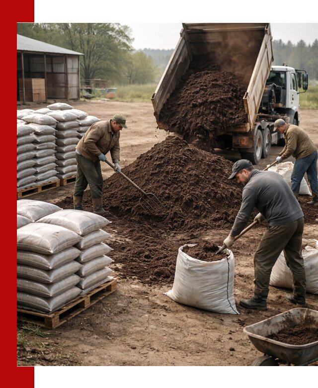 Доставка компоста оптом и в розницу в Барнауле