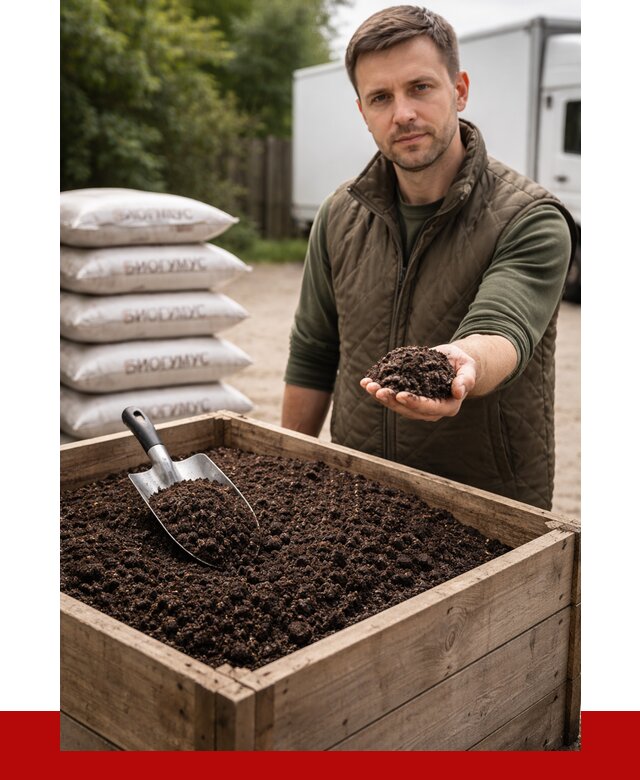 Купить биогумус в Барнауле с доставкой от 8599 р. за куб | ПРОНЕРУДБрн