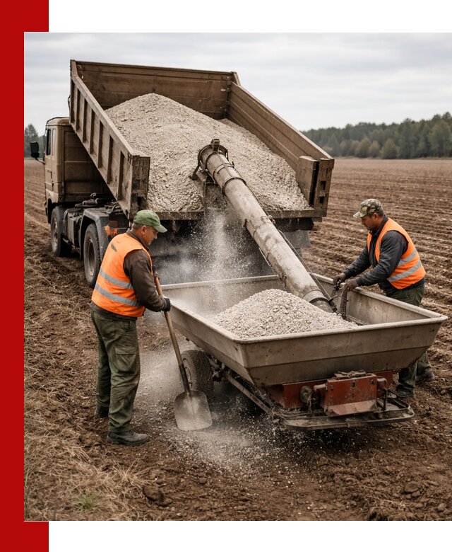 Доставка и продажа суперфосфата оптом и в розницу в Барнауле
