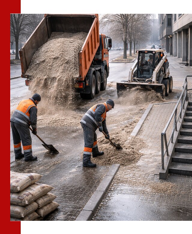 Поставка противогололедных материалов в Барнауле