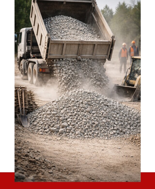 Купить дробленый бетон в Барнауле от 1720 р./куб | ПРОНЕРУДБрн
