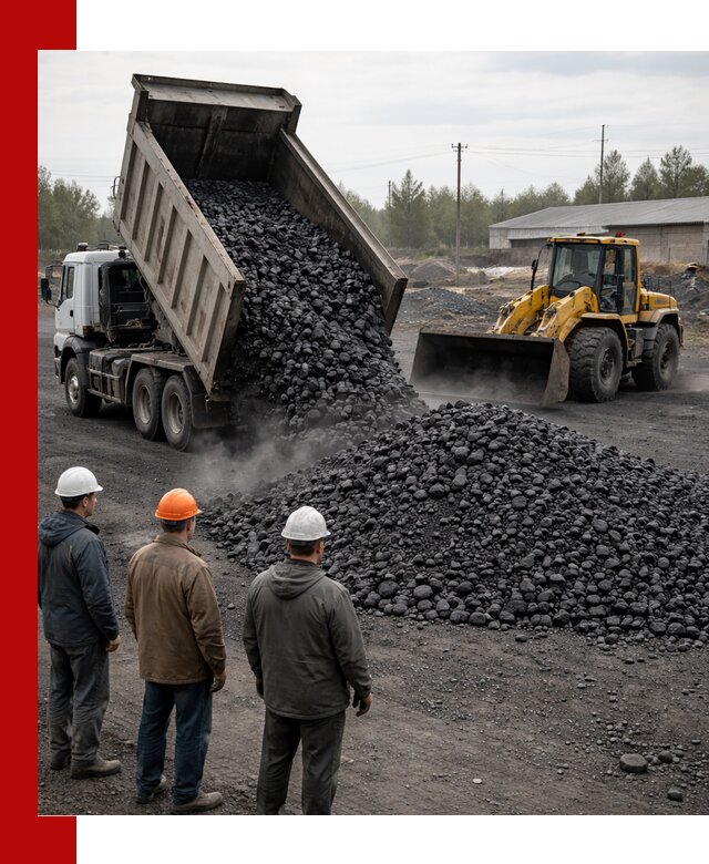 Доставка угля антрацита в Барнауле с самосвалами и погрузкой