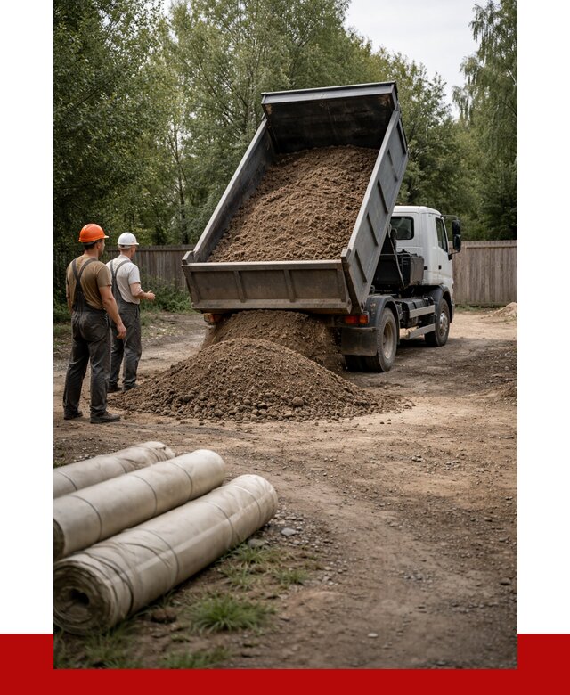 Доставка сыпучих материалов самосвалом в [cvi] от 4249 р. | ПРОНЕРУДБрн