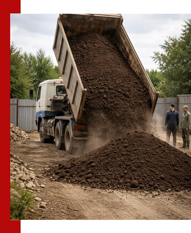 Доставка самосвалом 10 кубов в Барнауле быстро и надёжно