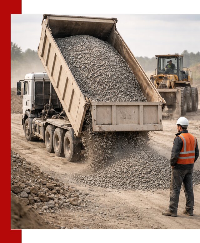 Доставка самосвалом 40 кубов цемента и сыпучих в Барнауле