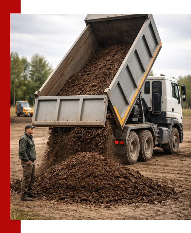 Аренда самосвала с водителем в Барнауле для сыпучих грузов и навоза