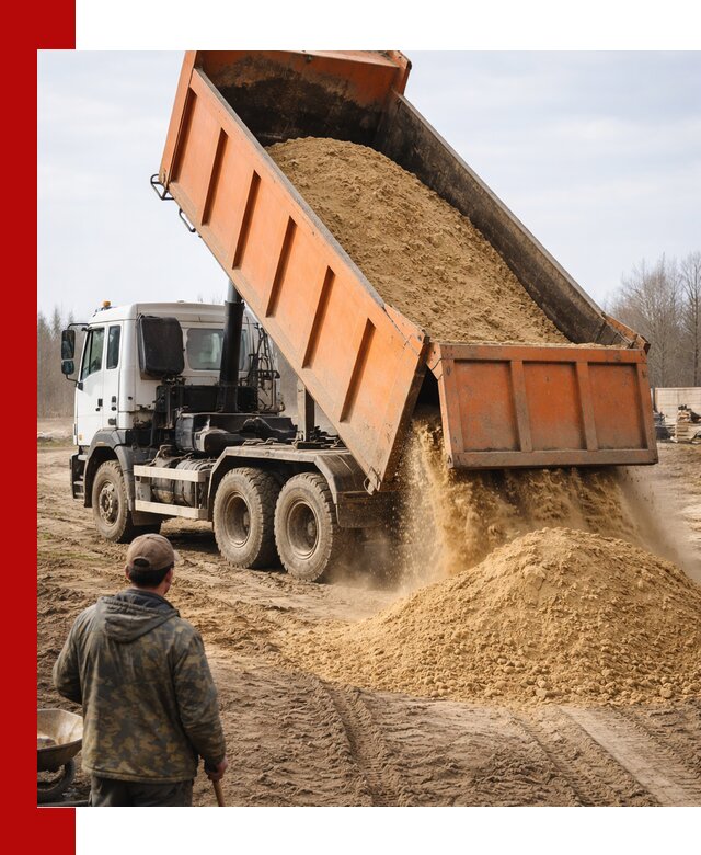 Аренда самосвала 20 тонн для перевозки грузов в Барнауле