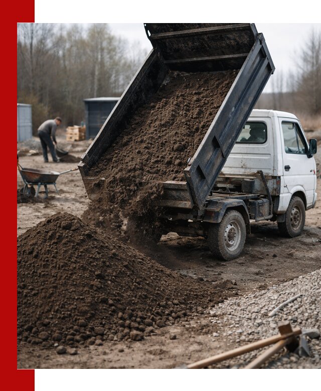 Аренда минисамосвала в Барнауле для доставки сыпучих материалов