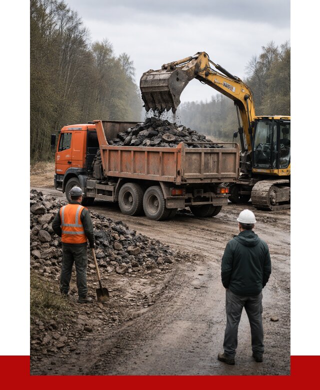 Вывоз асфальта в Барнауле от 4552 р. самосвалом ПРОНЕРУДБрн