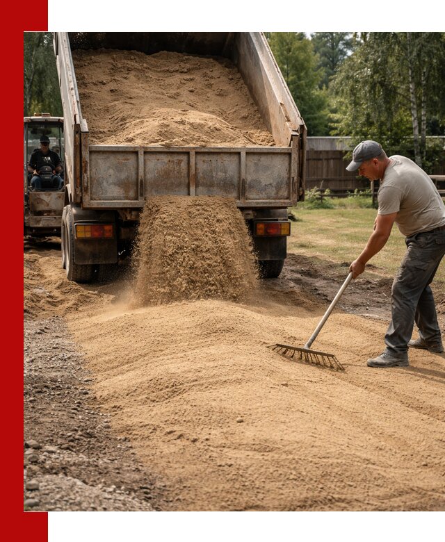 Отсыпка участка песком в Барнауле быстро и качественно