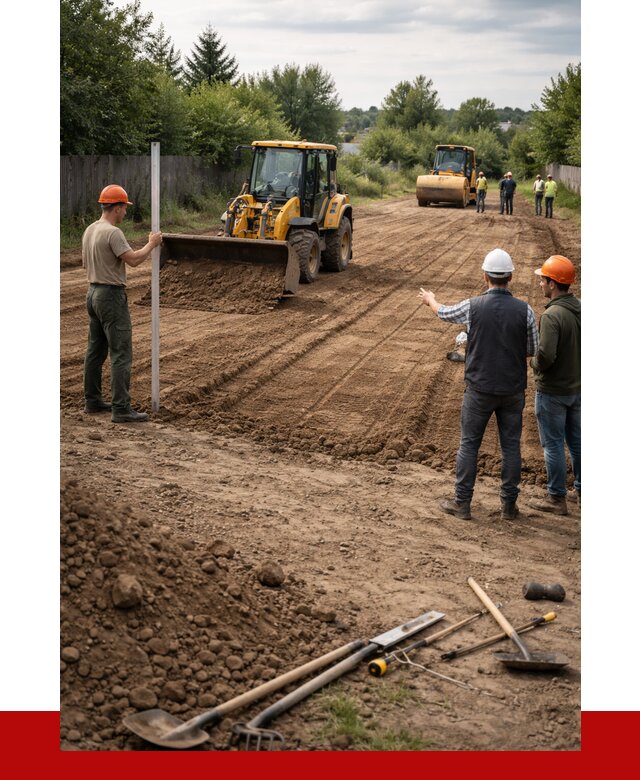 Планировка участка грунтом в Барнауле от 4552 р ПРОНЕРУДБрн