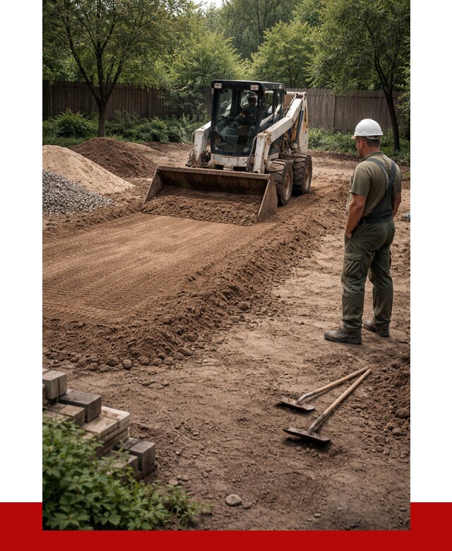 Выравнивание участка под ключ в Барнауле от 3541 р. | ПРОНЕРУДБрн