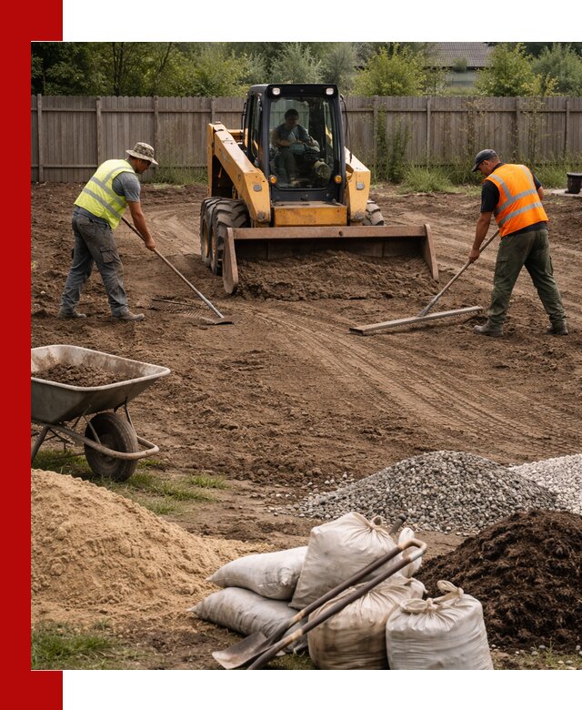 Выравнивание участка под строительство и благоустройство в Барнауле