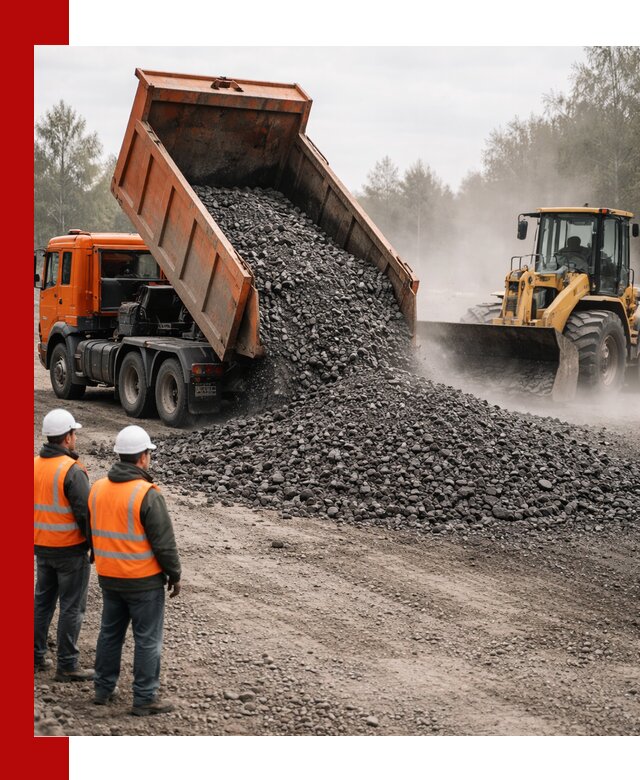 Доставка и продажа асфальтовой крошки в Барнауле